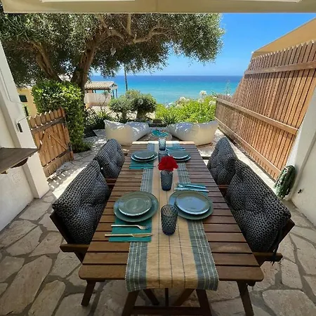 Just My Dream Beachfront Home 34 In Glyfada Beach Corfu By New Era Exterior photo